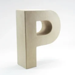 Letra P de Cartón 17cm