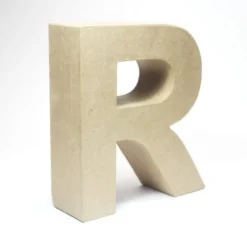Letra R de Cartón 17cm