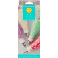 Mangas Pasteleras Desechables Flores 30 cm - 10 ud - Wilton