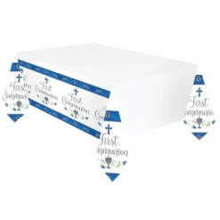 Mantel Primera Comunión Azul