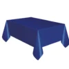 Mantel de plástico azul marino