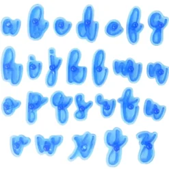 Marcadores de Letras Minúsculas para Galletas
