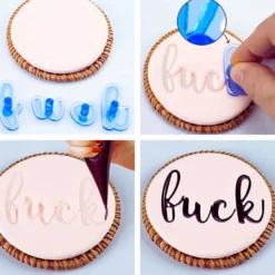 Marcadores de Letras Minúsculas para Galletas