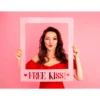 Marco de Fotos Selfie Valentines Free Kiss