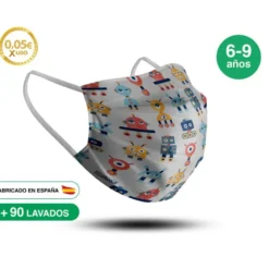 Mascarilla Reutilizable de Tela - Infantil Modelo 15
