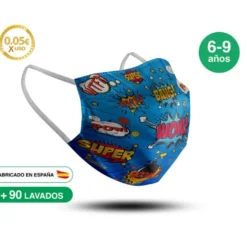 Mascarilla Reutilizable de Tela - Infantil Modelo 18