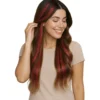 Mechones Rojos Brillantes 50 cm – Pack 3 uds