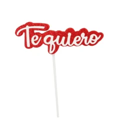 Mini Toppers Te Quiero 9 cm 6 ud