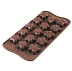 Molde de Silicona para Chocolate Winter Stars