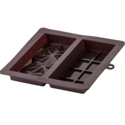 Molde Silicona Doble Tableta Chocolate Dubai - Zenker