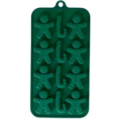 Molde Silicona Muñecos y Bastones de Navidad - Wilton