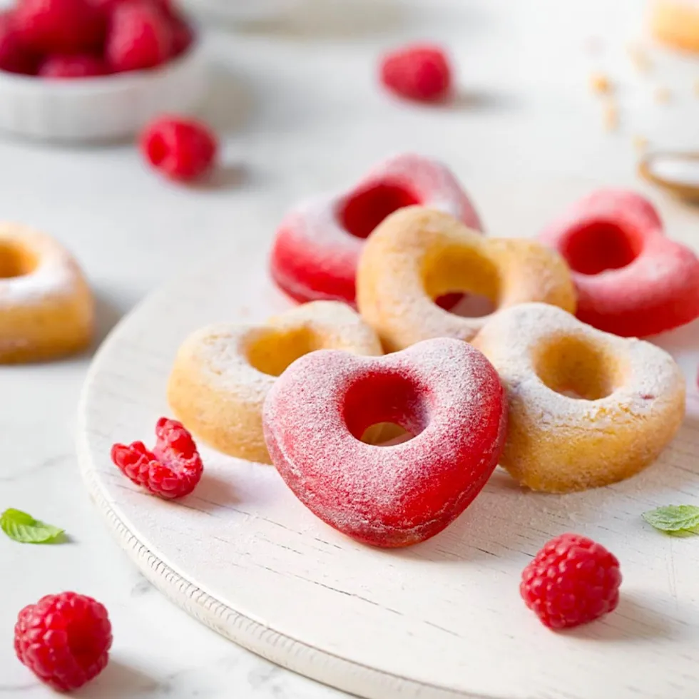Molde de Acero Donuts Corazón 7,5 cm - Decora