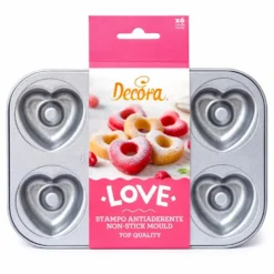 Molde de Acero Donuts Corazón 7,5 cm - Decora