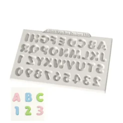 Molde de Silicona Abecedario y Números Fun
