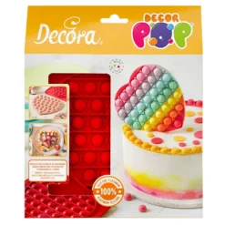 Molde de Silicona Decorpop Corazón 15 cm - Decora