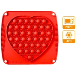 Molde de Silicona Decorpop Corazón 15 cm - Decora