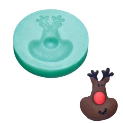 Molde de Silicona Reno Navidad