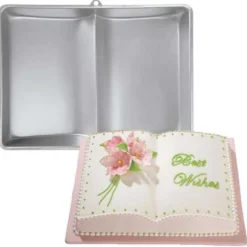 Molde forma de libro abierto grande Wilton