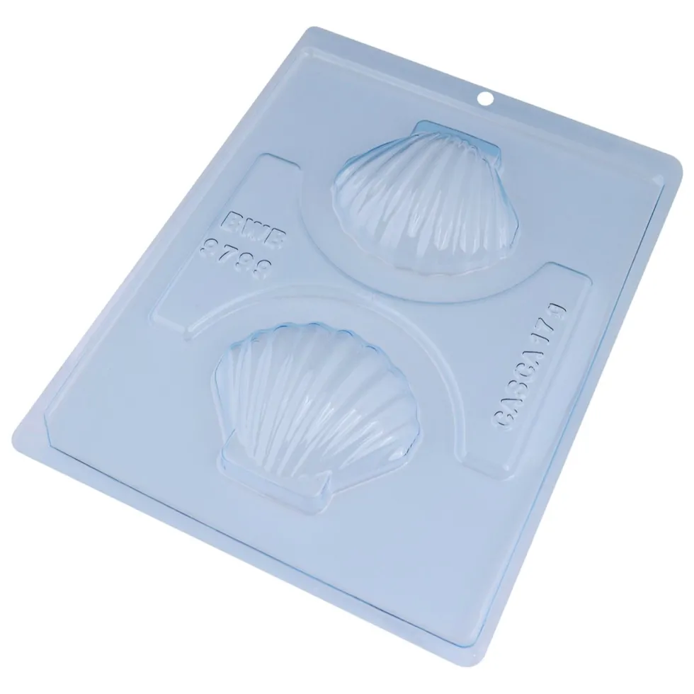 Molde para Chocolate Conchas Marinas 2 Cav - Bwb
