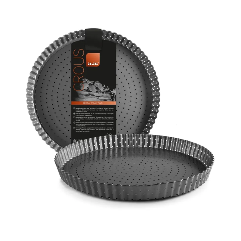 Molde Rizado Desmontable Microperforado 24 cm x 2,5 cm
