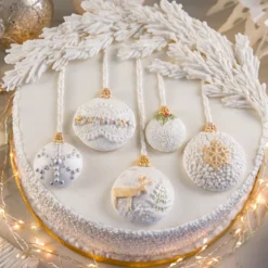 Molde Silicona Bolas de Navidad - Karen Davies