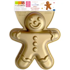 Molde Silicona 3D Muñeco de Jengibre 27 cm - Scrapcooking