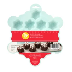 Molde Silicona Mini Copos de Nieve