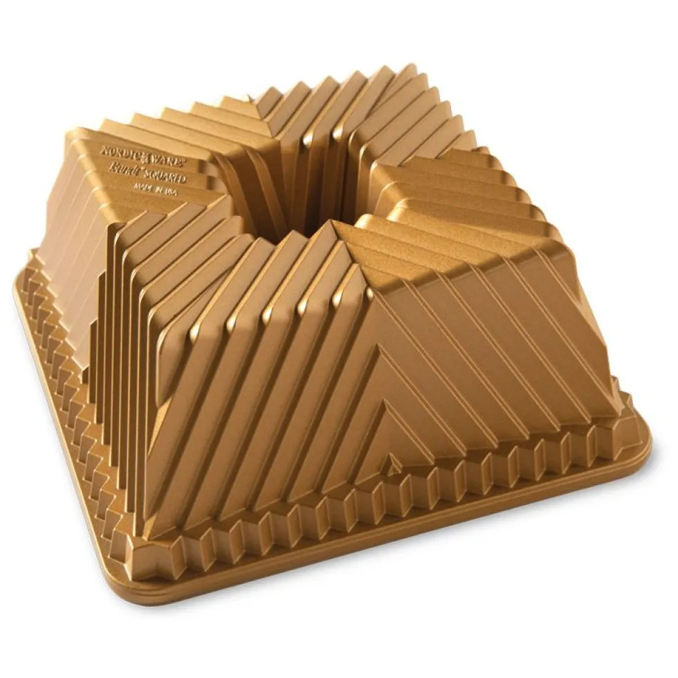 Molde Squared Pan Gold de Nordic Ware