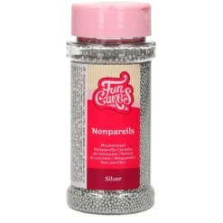 Nonpareils Plateados 80 gr Funcakes