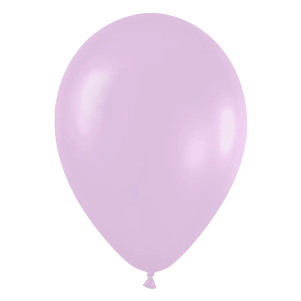 Pack de 50 globos de látex lila Satinado