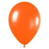 Pack de 50 Globos de Látex Naranja Metalizado