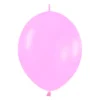 Pack de 50 Globos Link o loon Rosa Pastel 12 cm