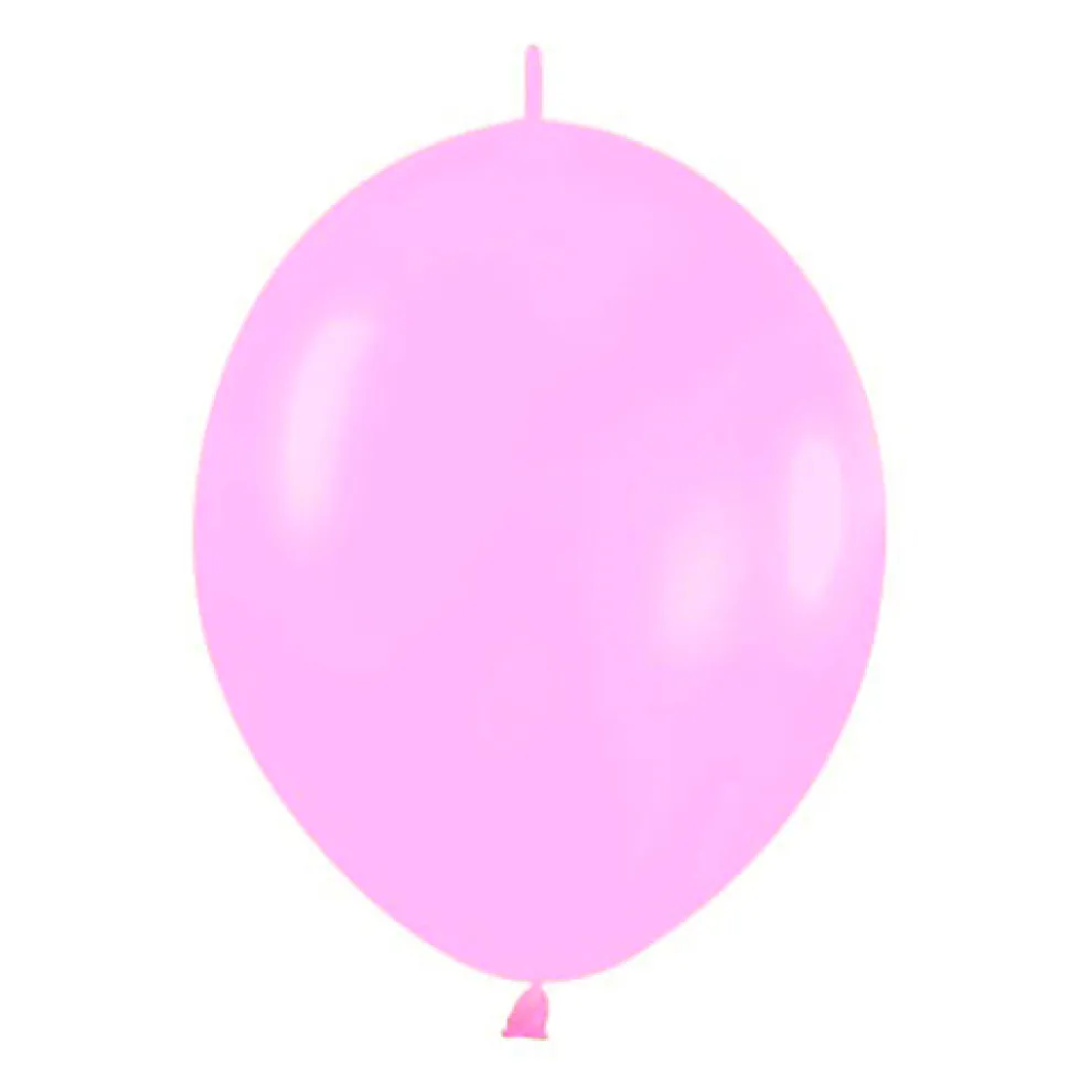 Pack de 50 Globos Link o loon Rosa Pastel 12 cm