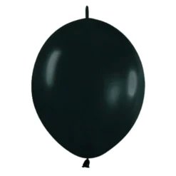 Pack de 25 Globos Link o loon Negros 30 cm