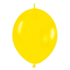 Pack de 50 Globos Link o loon Amarillos 12 cm