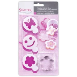 Pack Flor con Stencils y Cortador