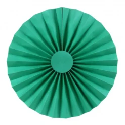 Pack de 2 abanicos color turquesa 25cm