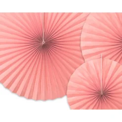 Pack de 3 Abanicos de Papel Rosas