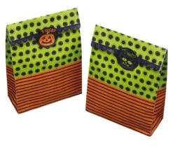 Pack de 8 Bolsas de Halloween con Adhesivos