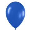 Pack de 50 globos azul real mate