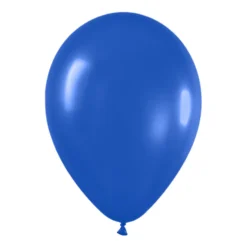 Pack de 12 Globos Azul Real Mate 30 cm
