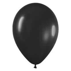 Pack de 50 Globos color Negro Mate