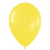 Pack de 50 Globos Cristal Amarillo 30 cm
