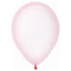Pack de 50 Globos Cristal Rosa Pastel 30 cm