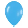Pack de 50 globos de látex azul mate