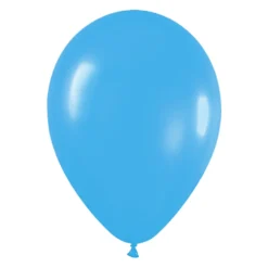 Pack de 50 globos de látex azul mate