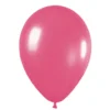 Pack de 50 globos de látex fucsia mate