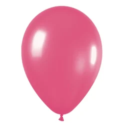 Pack de 50 globos de látex fucsia mate