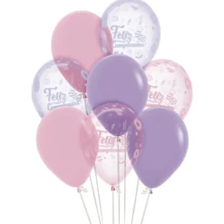 Pack de 8 Globos Feliz Cumpleaños Dulce 30 cm