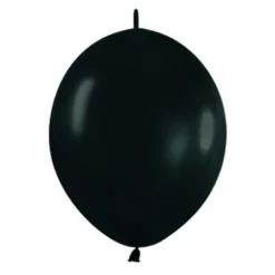 Pack de 50 Globos Link o loon Negros 12 cm